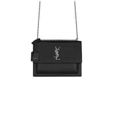 YSL sunset medium leather shoulder bag