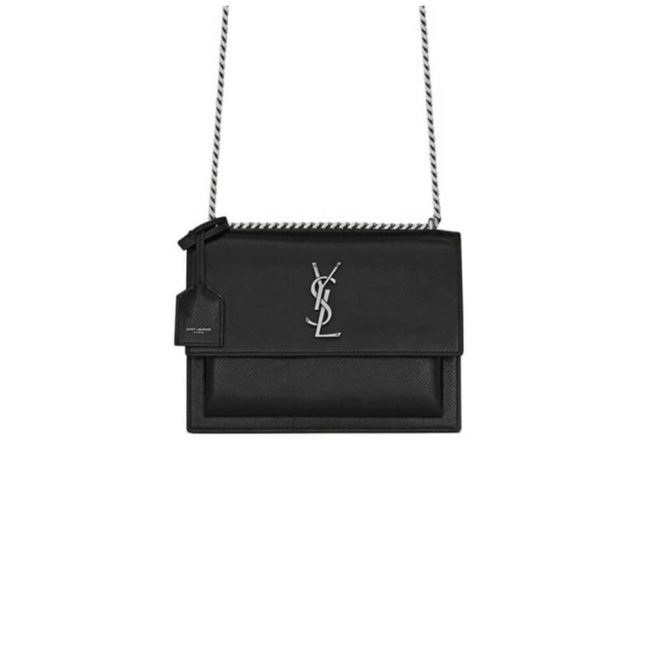 YSL sunset medium leather shoulder bag