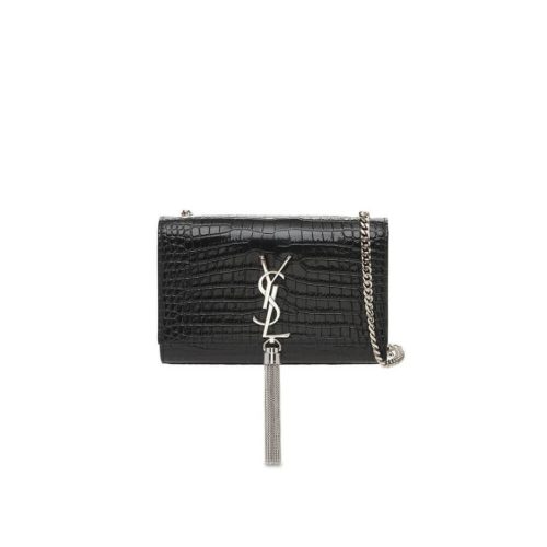 YSL KATE EMBOSSED SHOULDER BAG