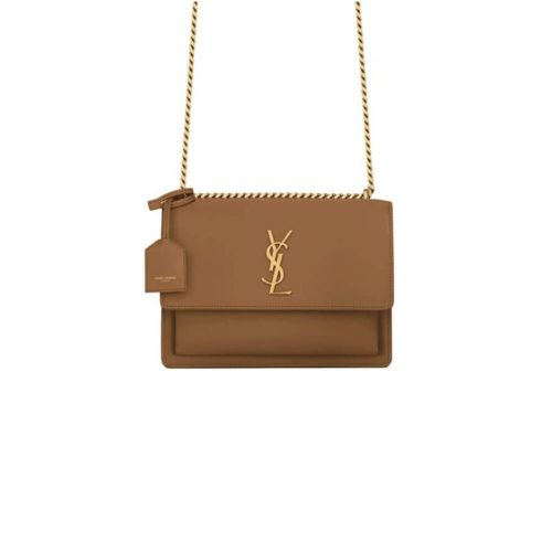 YSL sunset medium leather shoulder bag