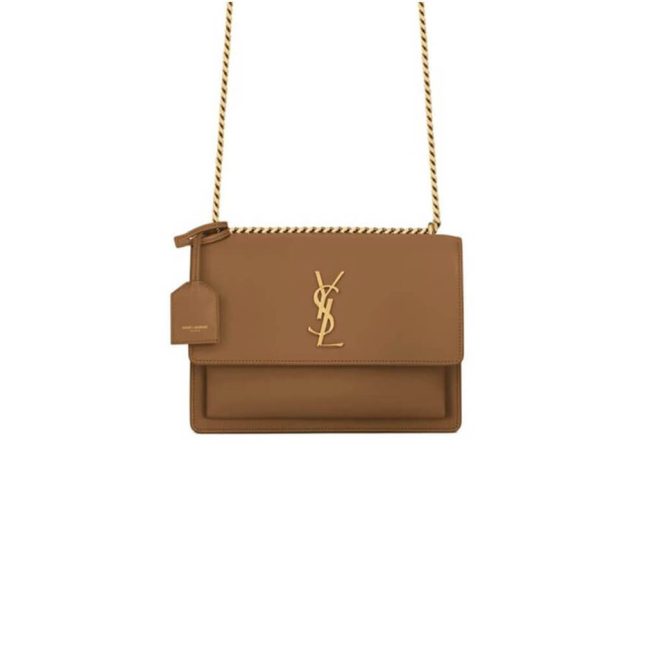 YSL sunset medium leather shoulder bag