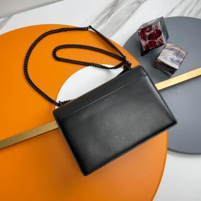 YSL sunset medium leather shoulder bag
