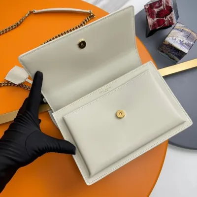 YSL sunset medium leather shoulder bag