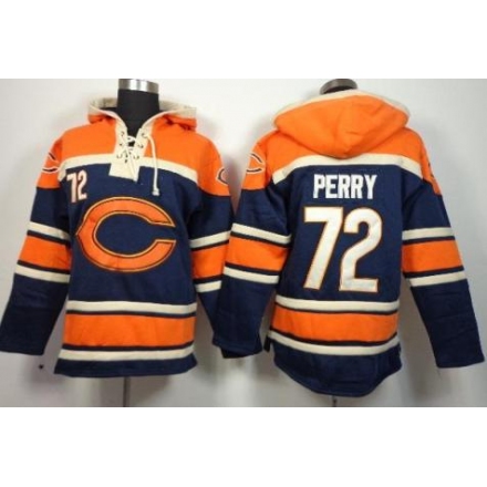 سنفرة المشمش Chicago Bears #72 William Perry 2014 Blue Hoodie سنفرة المشمش