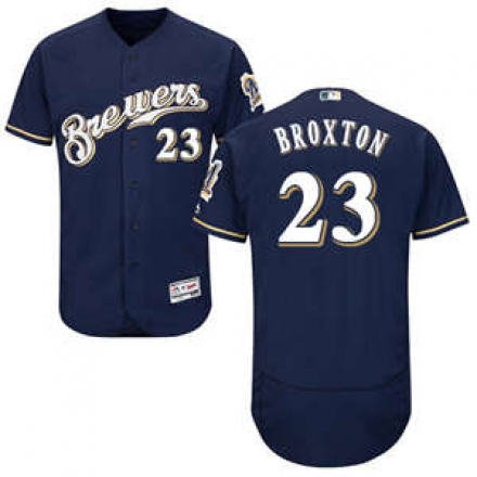 milwaukee brewers navy jersey