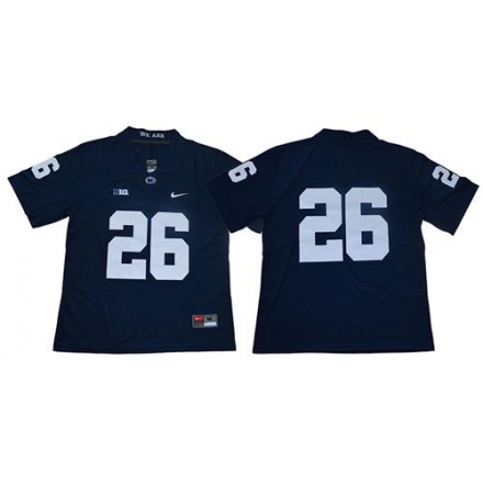 Penn State Nike #26 Saquon Barkley Jersey